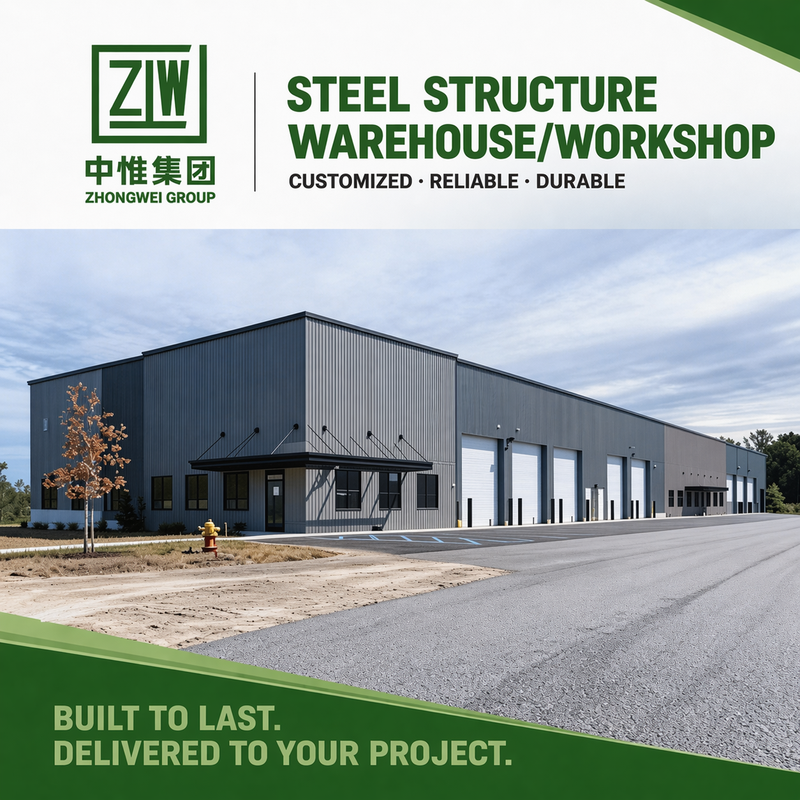 Zhongwei Prefabricated Steel Structure Warehouse Cheap
