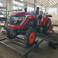 Vente chaude 4x4 50 HP Tracteurs Jardin Verger Compact Puissance Travail du sol Tracteur Hydrostatique Maison Fertiliser Récolte Tracteur