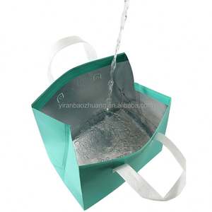 Bolsa de Tela No Tejida con Diseño Personalizado y Embalaje Térmico de Papel de Aluminio para Llevar - Product Image 1