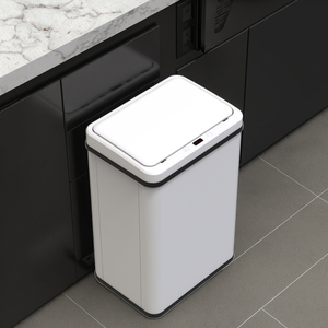 50L Electronic Stainless Steel Trash <b>Bin</b> with Sensor Lid New Foldable Design for Indoor Use Home Office Kitchen Bathroom <b>Bedroom</b> - Product Image 4