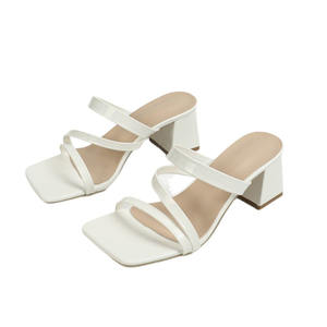 Y 35-43 Les femmes d'été portent de belles jupes avec de petites personnes avec des talons épais et des sandales à talons français - Product Image 6