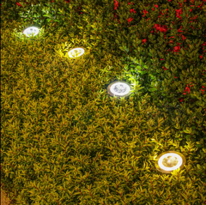 Escalones redondos impermeables para caminar, luces subterráneas, <span class=keywords><strong>paisaje</strong></span>, escalera, jardín, iluminación, luces de césped Led solares para exteriores - Product Image 5