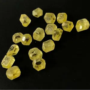 制造HPHT/CVD黄色花式合成优质毛坯钻石出售1.0-1.5ct