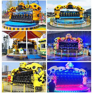 Manège <span class=keywords><strong>Robot</strong></span> Policier : Attraction Extérieure Robotique Rotative à 360 Degrés avec Éclairage LED pour Carnaval - Product Image 6