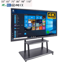 Fabrieks prijs OEM Custom Smart Infrarood Touch ultra Smart Digitaal Interactief Bord 4k Multipoint voor Onderwijs