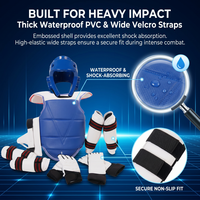 Genouillères tricotées en 3D avec double support à ressort et manchon de compression antidérapant en silicone, adaptées à l'entraînement de boxe