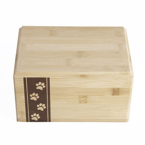 Urne de biocremation Conception de goutte d'eau Fournitures <span class=keywords><strong>fun</strong></span>éraires Urne de crémation en bambou pour cendres Amusante et écologique - Product Image 4