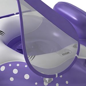 Top Quality Kids Inflatable Swim Ring 70cm with <b>Sunshade</b> <b>Canopy</b> Baby Pool Float Training Equipment UV Protection Backyard - Product Image 6
