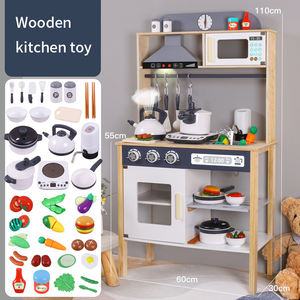 <span class=keywords><strong>Jouet</strong></span> de jeu d'imitation Montessori Maison de jeu en bois <span class=keywords><strong>Cuisine</strong></span> <span class=keywords><strong>Jouet</strong></span> de <span class=keywords><strong>cuisine</strong></span> <span class=keywords><strong>avec</strong></span> effets sonores et lumières - Product Image 4