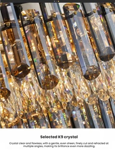 JYLIGHTING - Lámpara de Techo de Cristal de Lujo para Sala de Estar, Comedor o Dormitorio, Estilo Moderno y Sencillo, en Oferta - Product Image 3