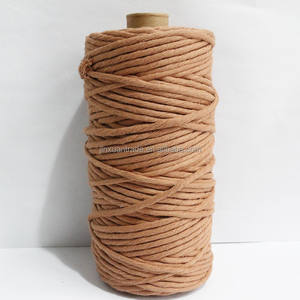 Fabricant de macramé, corde en macramé, corde en coton 100%, 3 mm, brin simple, corde en coton pour macramé - Product Image 5