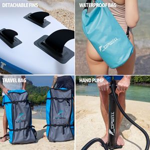 Tabla de paddle surf inflable Upwell de 10'6" x 32" para principiantes y adultos - Product Image 4