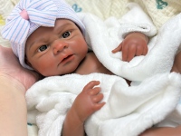 Poupées Reborn noires de 18 pouces, réalistes, afro-américaines, corps entier en silicone, accessoires de poupée bébé réaliste, jouet doux