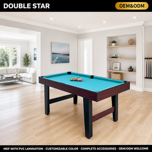 <span class=keywords><strong>Table</strong></span> <span class=keywords><strong>de</strong></span> <span class=keywords><strong>billard</strong></span> pliable sur mesure 4FT 6FT en MDF avec lamination PVC, <span class=keywords><strong>pour</strong></span> intérieur, avec accessoires complets, usage commercial - Product Image 1
