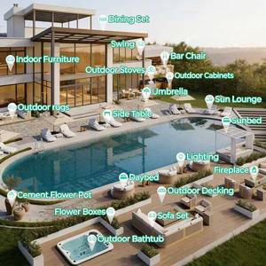 طقم كرسي صالة دوار بتصميم حديث عالي الجودة من الخشب مادة متينة أثاث حديقة فناء الفندق - Product Image 6