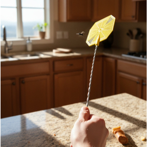 Haierc Bug &amp; <strong>Fly</strong> Swatter Braided Metal Handle <strong>Fly</strong> Swatters Indoor/Outdoor Flyswatter - Product Image 1