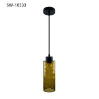 Luminaire suspendu personnalisé de style nordique simple en verre décoratif pour restaurant