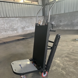 भारी शुल्क वाली इलेक्ट्रिक हैंडकार्ट स्वचालित ट्रैक साइलेंट सीढ़ी चढ़ाई मंच ट्रोली, औद्योगिक उपयोग के लिए एल्यूमीनियम अनुकूलन योग्य ओएम - Product Image 2
