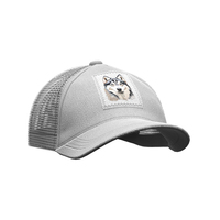 Casquettes de camionneur pays brodé personnalisé 5 panneaux maille respirant chapeaux de sport