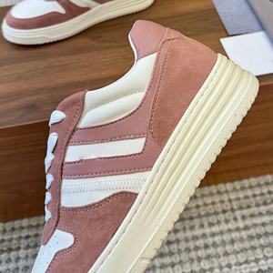 Chaussures décontractées en cuir véritable durables à bout rond de marque H, tendance automne-hiver, semelle épaisse, baskets élastiques, tendance mode douce - Product Image 2