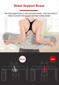 Nuevo diseño, alivio del dolor, cinturón Lumbar de compresión ajustable, soporte de cintura, soporte para la espalda, Soporte Lumbar ortopédico para hombres y mujeres - Product Image 2