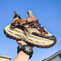 Nouvelles Chaussures de Randonnée Populaires Printemps 2025 en Gros, Baskets de Course Respirantes pour Hommes, Chaussures Chunky Tendance
