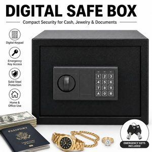 <span class=keywords><strong>Caja</strong></span> Fuerte Digital con Teclado, de Acero Sólido, para Hogar u Oficina, Segura para Efectivo, Joyas, Documentos, Llaves de Emergencia, Venta al por Mayor de Fábrica - Product Image 5