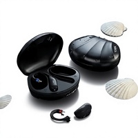 TRN Scallop Bluetooth 6.0 Adaptor IEM Nirkabel untuk Earphone Berkabel yang Dapat Dilepas, Audio Definisi Tinggi, Kotak Pengisian Daya, Baterai 50 Jam
