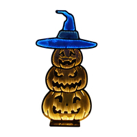 Décoration de Noël en acrylique LED en forme de fantôme, étanche IP66, alimentée par batterie DC, taille personnalisée, pour maison hantée, jardin, table, fenêtre