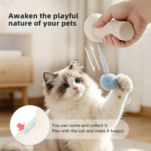Jouet électrique interactif pour chat, forme crème glacée, rétractable automatiquement, style paresseux - Product Image 4