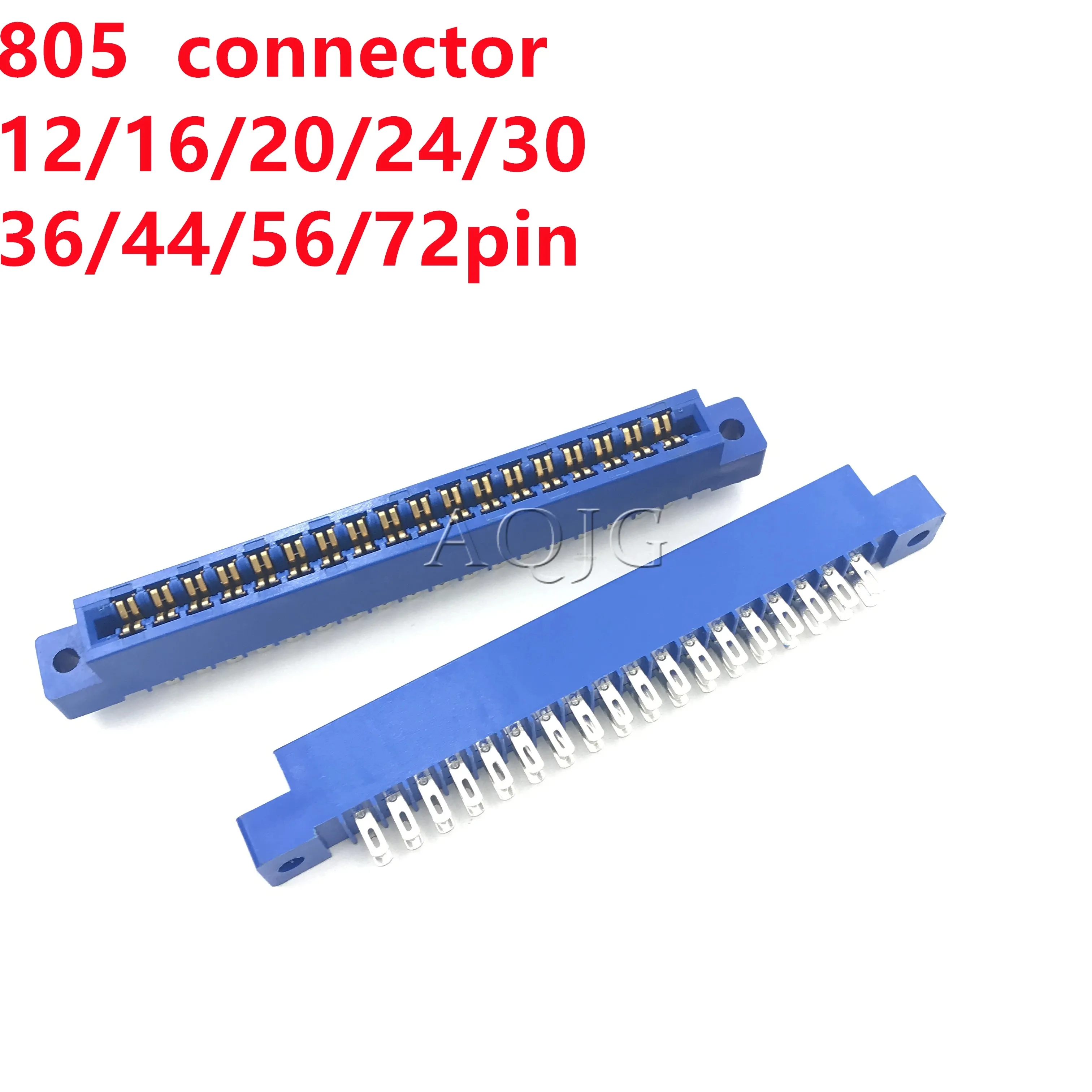 805 Штекерный разъем 3,96 мм, шаг 12/16/20/24/30/36/44/56P/72, коннектор для монтажа печатной платы, кромковой разъем 16P 20P 30P 36P 44P