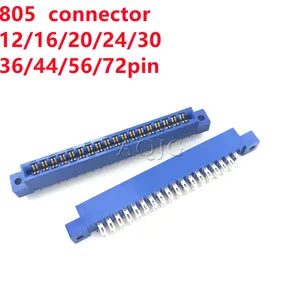 805 Strip Connector 3.96Mm Pitch 12/16/20/24/30/36/44/56P/72 Pin PCB Mount Card Edge Connector Socket 16P 20P 30P 36P 44P