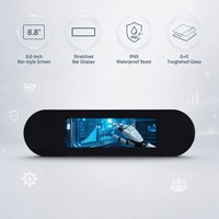 EverGlory 8,8 Zoll Bar-Typ Touchscreen-Display, Länglicher LCD-Bildschirm mit Kapazitivem Touchscreen für Smart Retail