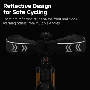 WEST BIKING-Guantes reflectantes de invierno <span class=keywords><strong>para</strong></span> motocicleta, Guantes Térmicos multicapa a prueba de viento <span class=keywords><strong>para</strong></span> manillar - Product Image 4