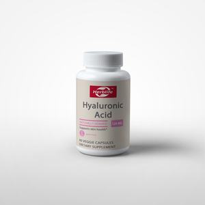 OEM/ODM Vente chaude Acide hyaluronique 120 mg, Complément alimentaire, Soutien à la santé de la peau, 60 capsules végétales, jusqu'à 30 jours de provision - Product Image 1