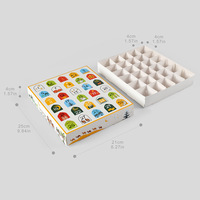 Lot de 5 Boîtes Surprises Aïd Moubarak Calendrier de l'Avent Ramadan Boîtes Cadeaux 30 Grilles Boîte Mystère Compte à Rebours Ramadan pour Décoration Islamique Musulmane