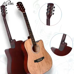 Music Acoustic Guitar Factory 41 Inch ASH Bright Guitare acoustique de haute qualité