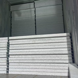 Giá tốt nhất hiện đại thân thiện với môi EPS Tường Bánh <span class=keywords><strong>Sandwich</strong></span> Panel vật liệu xây dựng phòng mát nước bằng chứng âm thanh bằng chứng cho xây dựng - Product Image 3