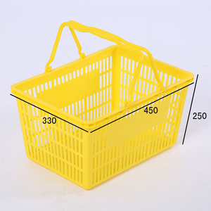 Venta caliente multicolor Mercado de plástico <span class=keywords><strong>supermercado</strong></span> cestas de la compra para tiendas minoristas - Product Image 5