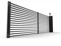 Écran LED transparent pour voiture, mur vidéo invisible, haute luminosité, notifications d'alarme CMS RDM, garantie 1 an