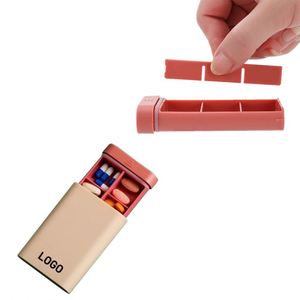 Cadeaux promotionnels, boîtes à pilules en plastique, petite boîte à pilules de voyage, design tiroir, organiseur de pilules pour 2025 - Product Image 3