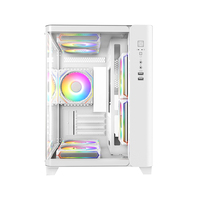 Boîtier Micro ATX AntarcChill en verre trempé de haute qualité, pour jeux, ordinateurs de bureau, tours d'ordinateurs, châssis d'ordinateurs