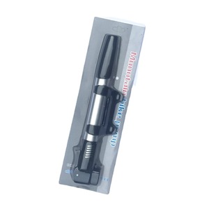 Mini pompe à air portable en alliage d'aluminium pour vélo, équipement de cyclisme léger pour VTT, argent - Product Image 1