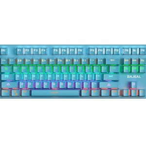Real Mechanical Keyboard 87 <b>Keys</b> Blue Switch Hot-Swappable with Switch Puller & Extra Switches for Gaming E-Sports Office - Product Image 2