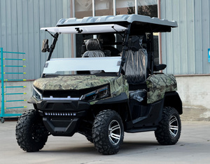 Carrito de Golf de Lujo para 6 Personas, 220V, Luces LED, Estructura de Aluminio, Diseño Clásico, para Uso en Hoteles y Resorts, Homologado EEC, Buggy de Calle 4+2 Asientos - Product Image 5