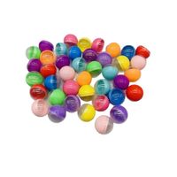 Capsules en plastique transparentes colorées, vides et remplies, rondes, pour distributeur automatique de jouets Gashapon, pour cadeaux de fête
