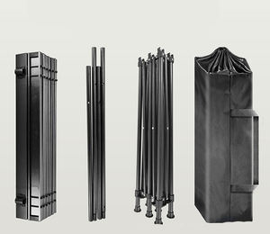 APT009-Mesa portátil cuadrada de aluminio para pícnic, metal, exterior, patio, acampada, plegable - Product Image 4