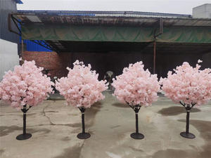 Artificielle sakura fleurs branches rouge bleu pour le mariage cerise arbre <span class=keywords><strong>pourpre</strong></span> japonais 1.5m cerise blossom arbre - Product Image 4