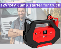 Démarreur de saut 4 en 1 à vente chaude, 35000mAh, avec compresseur d'air, 12V/24V, batterie externe, gonfleur de voiture, booster de batterie