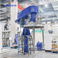 Disperseur d'émulsion machine à mélanger la peinture Disperseur hydraulique à grande vitesse avec plusieurs réservoirs
